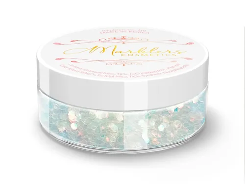 Vista 164 de MARBLERS Polvo de mica natural grueso [perla azul acero] 0.11 onzas (0.11 oz) altamente pigmentado no tóxico, vegano, libre de crueldad animal