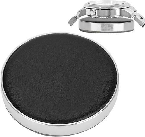 Vista 6 de Cojín de la caja del reloj, reloj de la joyería del movimiento del cojín de la caja protectora del sostenedor de la almohadilla del relojero