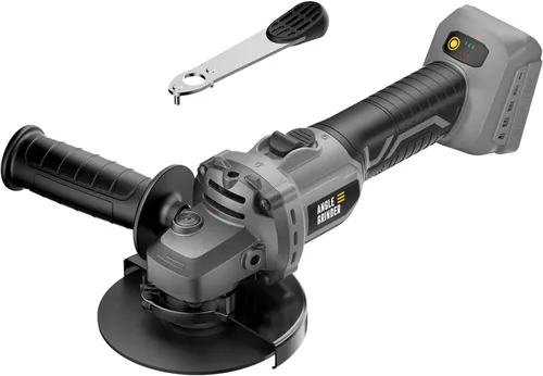 Vista 10 de Amoladora angular de 4-1/2 pulgadas inalámbrica compatible con batería Milwaukee de 18 V/M18, amoladora eléctrica de 6 velocidades variables