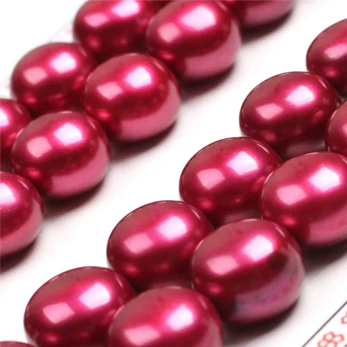 Vista 9 de 16 pares de perlas cultivadas de agua dulce de grado AAA para hacer aretes de joyería (negro)