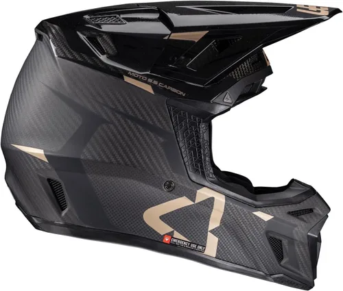Vista 3 de Kit de casco Moto 9.5 con gafas IRIZ 6.5 Carbono