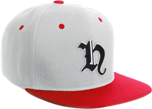 Vista 1478 de Daxton Gorra clásica con visera de billete plano con letras del alfabeto inglés antiguo de la A a la Z