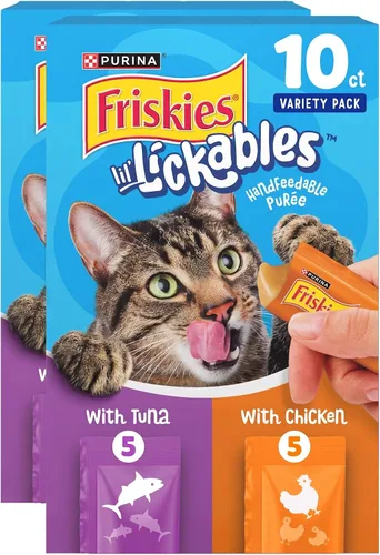 Vista 15 de Friskies Purina Lil' Lickables with Atún Cat Treats - 16 oz (32 unidades)
