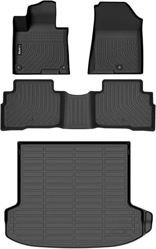 Vista 50 de Alfombrilla de maletero para todo tipo de clima para Mazda CX-30 2020-2025 2026, accesorios de maletero de auto de ajuste personalizado - Negro