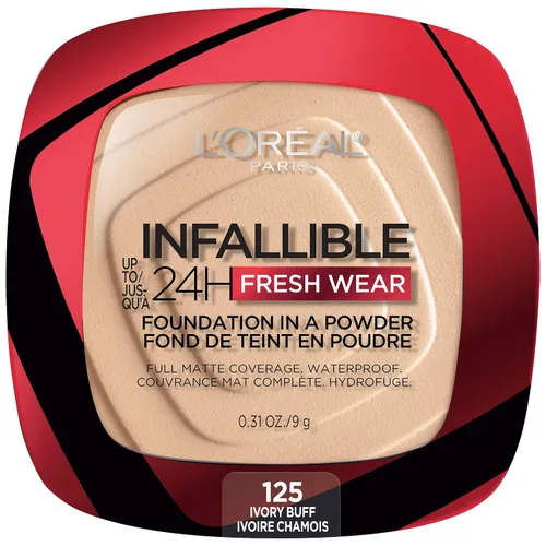 Vista 16 de L'Oréal Paris Infallible - Base de maquillaje en polvo, 24 horas de uso, impermeable, ámbar profundo, paquete de 3