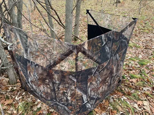Vista 2 de THUNDERBAY Run & Gun Series 1-3 Pereson Pop-Up Ground Blind, Hunting Bilnd for Deer, Turkey Duck Hunting, Bow Hunting