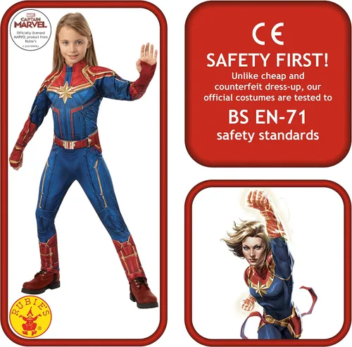 Vista 2 de Rubies Traje de héroe de lujo para niños talla M