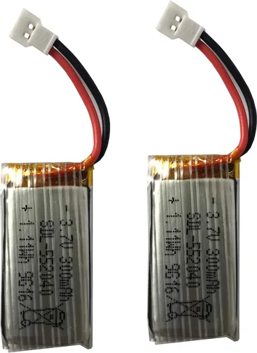 Vista 2 de Batería Lipo de 300mAh 3.7V para avión XKA120-A380 (1 Pc)
