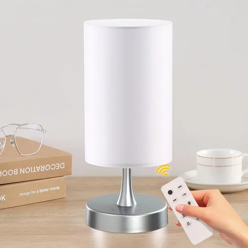 Vista 2 de Lámpara de terapia de luz Caromolly, luz de 10000 lux con control remoto, 3 temperaturas de color y 4 niveles de brillo y temporizador, lámpara