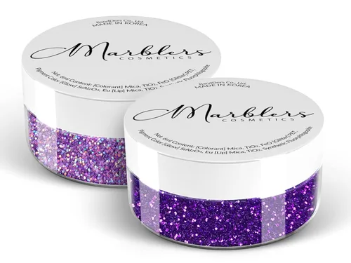Vista 201 de MARBLERS Polvo de mica natural grueso [perla azul acero] 0.11 onzas (0.11 oz) altamente pigmentado no tóxico, vegano, libre de crueldad animal