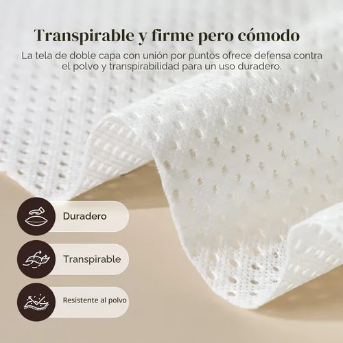Vista 3 de Phantoscope - Insertos de almohada, 100% poliéster hipoalergénico de fibra virgen, almohadas cuadradas para sofá, sillón, cama, 12x20 pulgadas