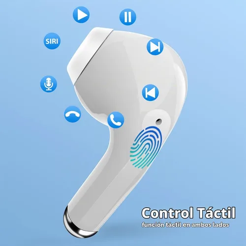 Vista 3 de ASKUBSKU Auriculares inalámbricos para Samsung S25 Ultra S26 S24 S23 Fe S22 Blanco