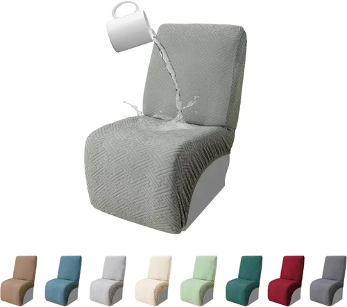 Vista 110 de Fundas de sofá reclinable seccional 100% impermeables para sofá reclinable en forma de L, funda de sofá modular de esquina en forma de L, fundas