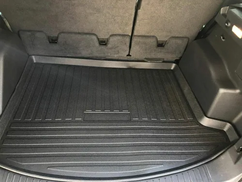 Vista 4 de Forro de carga – Tapete de maletero para Ford Escape 2013-2019 – Alfombrillas de maletero resistentes a la intemperie para automóviles con borde