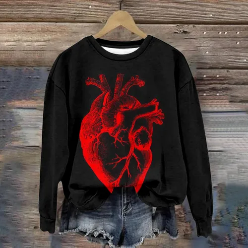 Vista 2 de Sudadera mangas caídas Halloween para mujer, sudaderas gráficas terror, Halloween, Graffiti, jersey Y2K, sudaderas Top