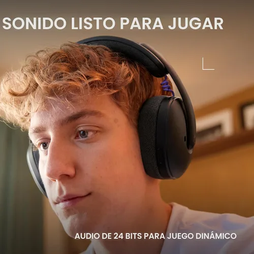 Vista 2 de Logitech G Auriculares inalámbricos Bluetooth 325 Lightspeed para juegos, comodidad durante todo el día, micrófono integrado con reducción de ruido