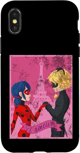 Vista 5 de Miraculous Ladybug Vintage Collection Paris Love - Carcasa para iPhone 17