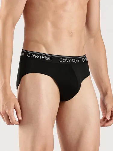 Vista 5 de Calvin Klein - Calzoncillos elásticos microfibra para hombre, paquete de 3 unidades 3 Negro