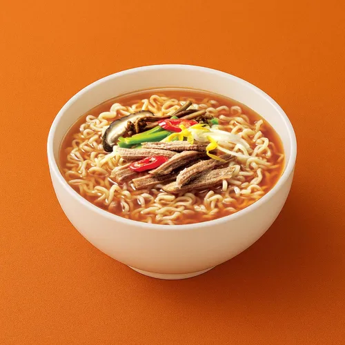 Vista 5 de Paldo Sopa de fideos caliente y picante, taza de 3.03 onzas (paquete de 12)