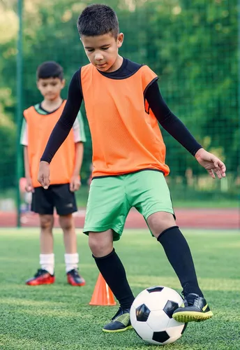Vista 3 de MRIGNT 2 Pack Youth Boys Thermal Compression Shirts Long Sleeve Fleece Baselayer Soccer Baseball Running Base Layer