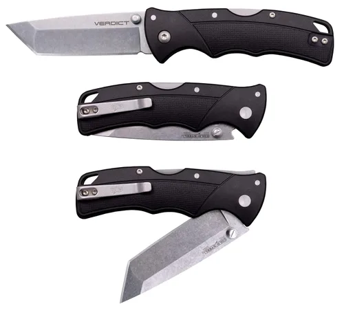 Vista 2 de Cold Steel Verdict 4116SS - Mango GFN de 3 pulgadas, color negro