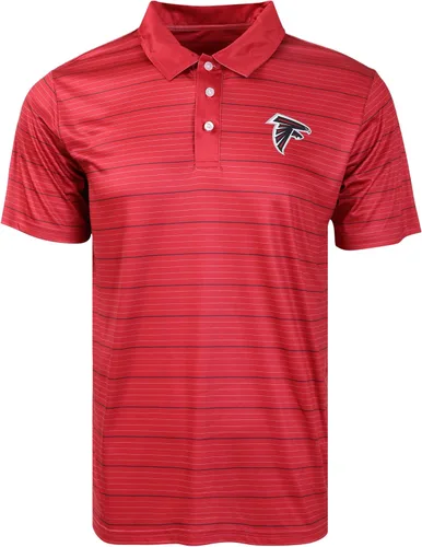 Vista 25 de FOCO Mens NFL Team Logo Striped Polyester Polo Short Sleeve Shirt