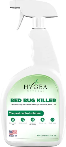 Vista 9 de Hygea Natural - Aerosol natural para piojos, ácaros y chinches para viajes - Tamaño aprobado por la TSA – Apto para niños y mascotas – Resultados