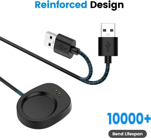 Vista 4 de Cargador de repuesto diseñado para Amazfit T-Rex 3, 3 Pro Charger, para Amazfit Bip Max/Active Max/Cheetah 2 Pro/T-Rex Ultra 2/Balance 2