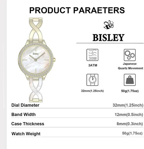 Vista 2 de Bisley Reloj de pulsera para mujer