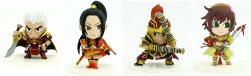 Vista 2 de Dynasty Warriors / Shin Sangoku Musou 5 mini figuras vol. 1 caja juego de 12