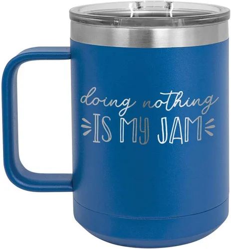 Vista 12 de Taza de café con tapa superior deslizante, con aislamiento de viaje, ideal para regalo de cumpleaños o Navidad de mujeres o hombres Compare