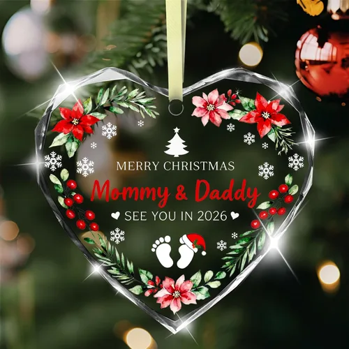 Vista 10 de Adorno de primera Navidad juntos 2025 para parejas, nuestra primera Navidad para él, ella, novio, novia, pareja casada, primer adorno de Navidad