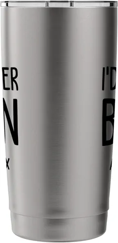 Vista 2 de I'd Rather Be In Amarillo, TX. Far Distance Going Away Stainless Steel Insulated Tumbler