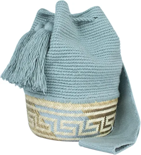 Vista 2 de Premium Wayuu Bag - 100% Original Colombian Mochila Wayuu - HandMade - Crocheted Tote Bag - Hand Woven