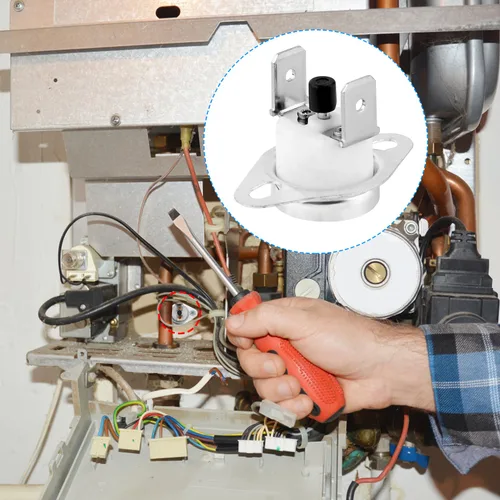 Vista 6 de 2 piezas de reemplazo de interruptor de límite, resistente a altas temperaturas 47-22861-01 Interruptor de límite de horno enrollable compatible
