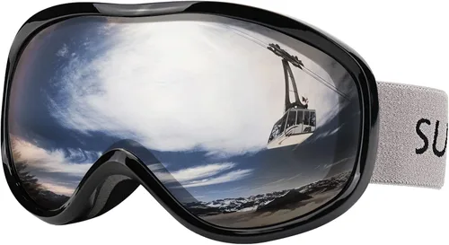 Vista 10 de Supertrip Gafas de esquí de nieve antivaho 100% protección UV gafas de esquí snowboard