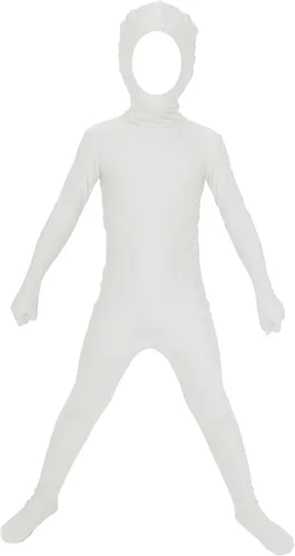Vista 29 de Aniler Disfraz de Halloween de elastano para niños de 6 a 16 años, body de animal para cosplay, overol para niñas Negro