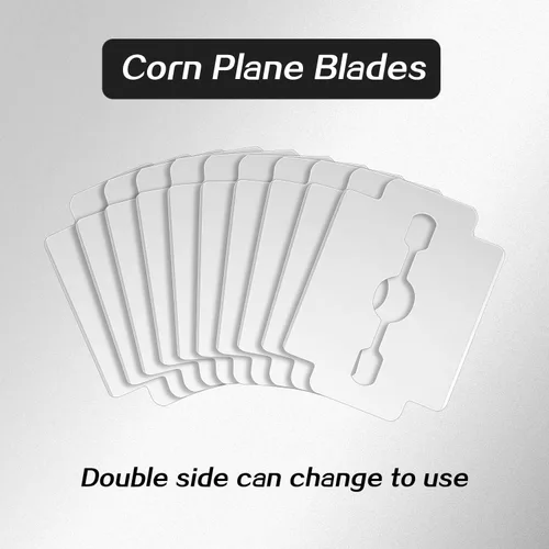 Vista 6 de Mudder 120 piezas de cuchillas de repuesto para afeitadora de callos planos de maíz, cuchillas de acero inoxidable, herramienta para el cuidado