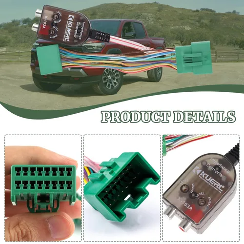 Vista 3 de Sistema de radio de coche original agregado arnés adaptador para vehículos GM Chevy Camaro Colorado Silverado GMC Canyon Yukon Sierra 1500 2500HD