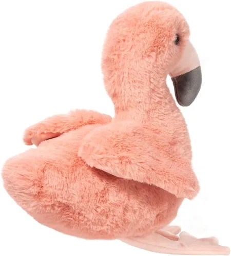 Vista 4 de Douglas Leggie - Animal de peluche suave de flamenco, bonito juguete de peluche suave de 9 pulgadas, apto para niños, pájaro de peluche de flamenco
