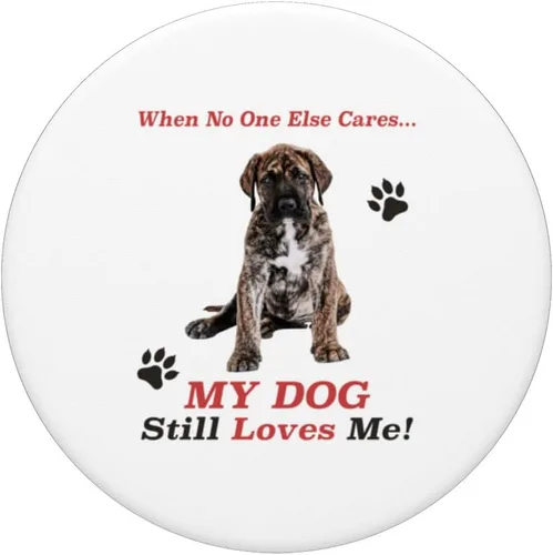 Vista 3 de When No One Else Cares Funny Presa Canario Dogo Canario PopSockets Swappable PopGrip