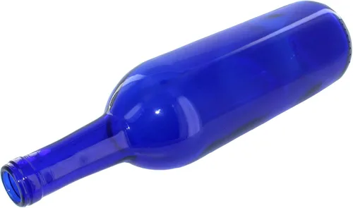 Vista 4 de Botellas de vidrio azul cobalto de 25.4 fl oz, 12 por caja