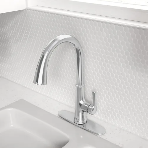 Vista 2 de American Standard 9319310.002 Renate Grifo de cocina desplegable con pulverizador cromado