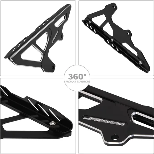 Vista 3 de JFG RACING Sur Ron - Protectores de cadena, protector de cadena para motocross, cubierta protectora CNC para Surron Sur Ron Light Bee S/X Segway