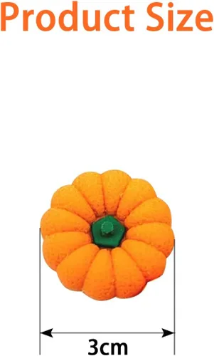 Vista 2 de 18 borradores de calabaza de Halloween a granel, mini borradores de otoño 3D, divertidos borradores de bolsas de regalo, regalo gratificante