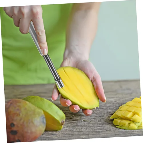 Vista 3 de Toddmomy 1 juego descorazonador de frutas sembradora de fresas cáscara piña removedor de ojos herramienta de mano pelador de uva pelador de uva