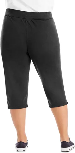 Vista 2 de Just My Size Pantalón pescador de algodón con bucles francés, para mujer.