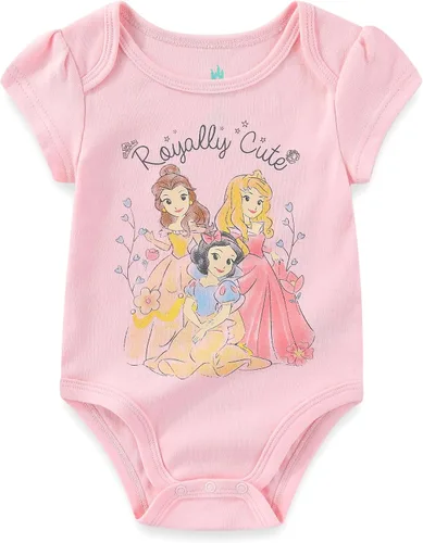 Vista 2 de Disney Minnie Mouse Fabulous - Paquete de 5 mamelucos para niñas recién nacidas, bebés y bebés