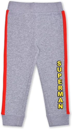Vista 6 de WARNER BROS DC Comics Superman - Conjunto de sudadera con capucha y cremallera para niños pequeños, color azulgris