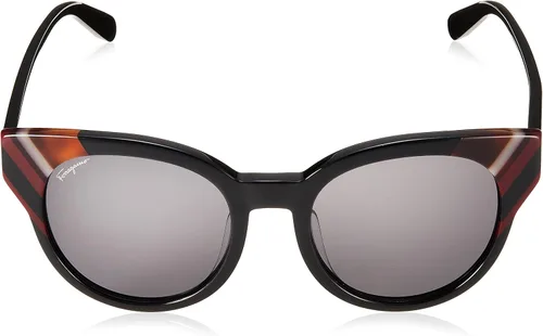 Vista 2 de Gafas de sol Salvatore Ferragamo SF 883 SA 001 patrón negrogris oscuro Negro Gris 53mm